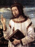 BELLINI, Giovanni Blessing Christ d oil painting